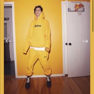Drew House Secret Sweatpants - Golden Yellow